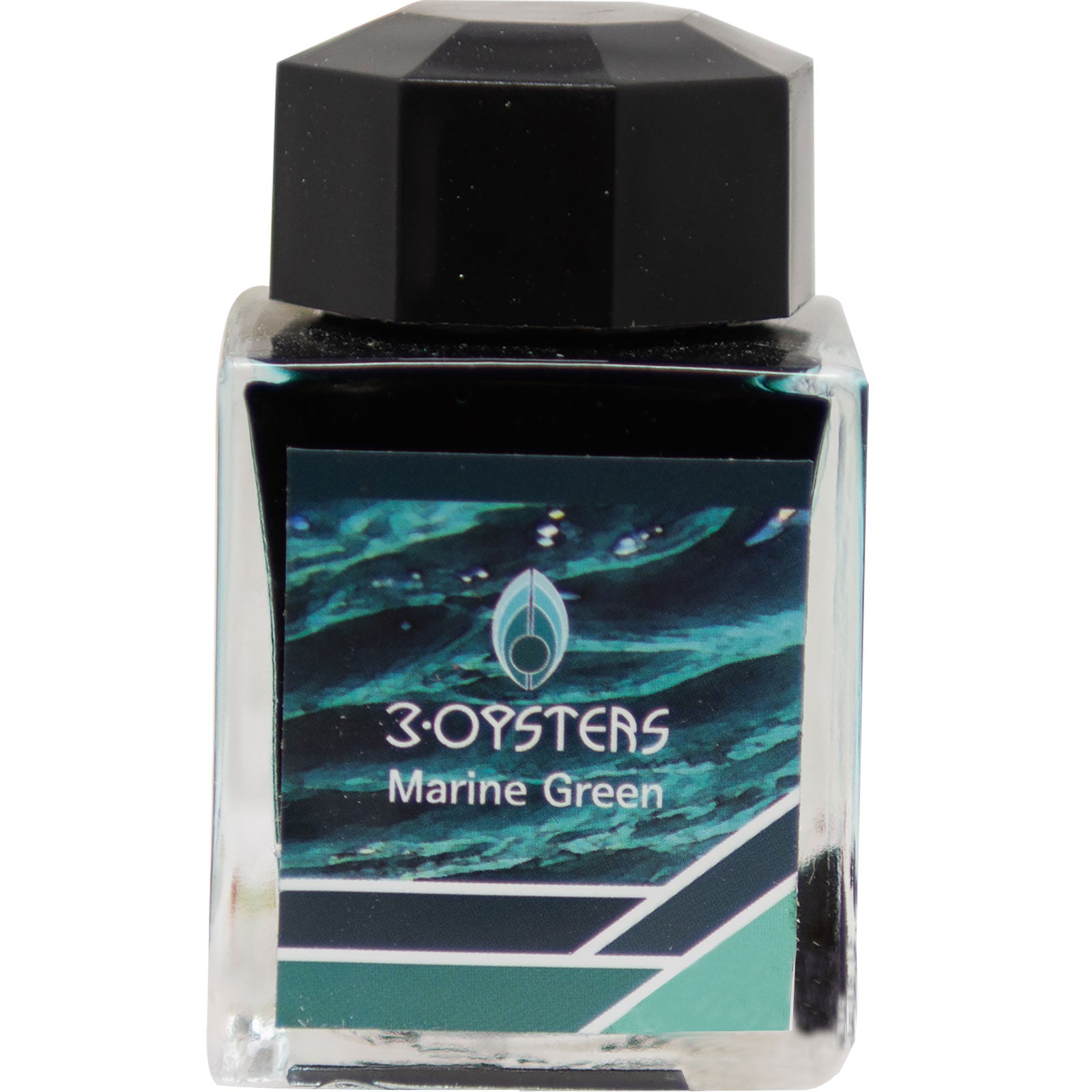 3 Oysters Ink Bottle - Delicious - Marine Green-Refill - Bottled Ink-Pen Boutique Ltd