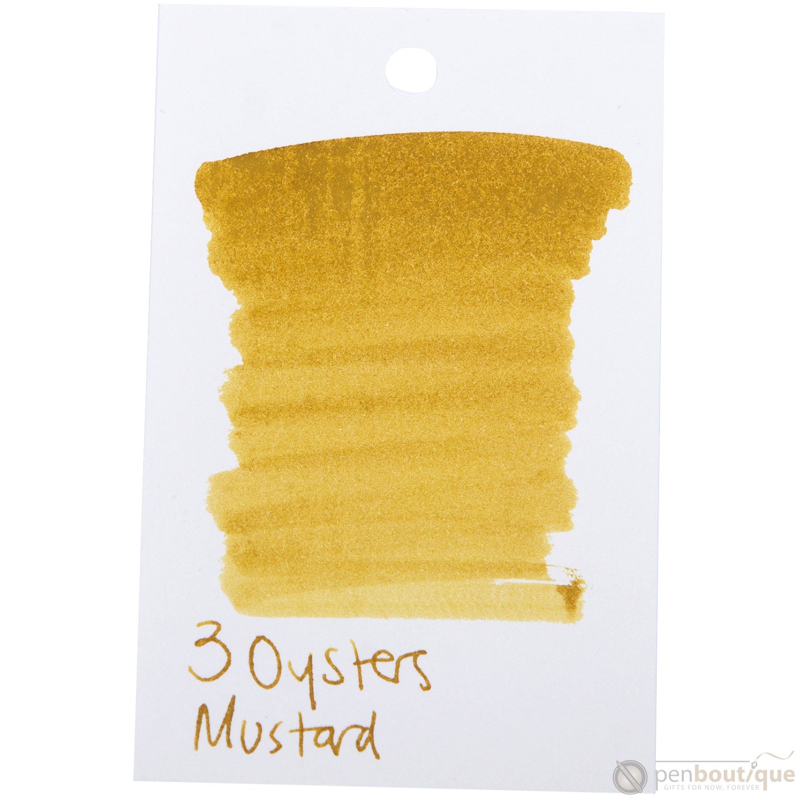 3 Oysters Ink Bottle - Delicious - Mustard-Refill - Bottled Ink-Pen Boutique Ltd