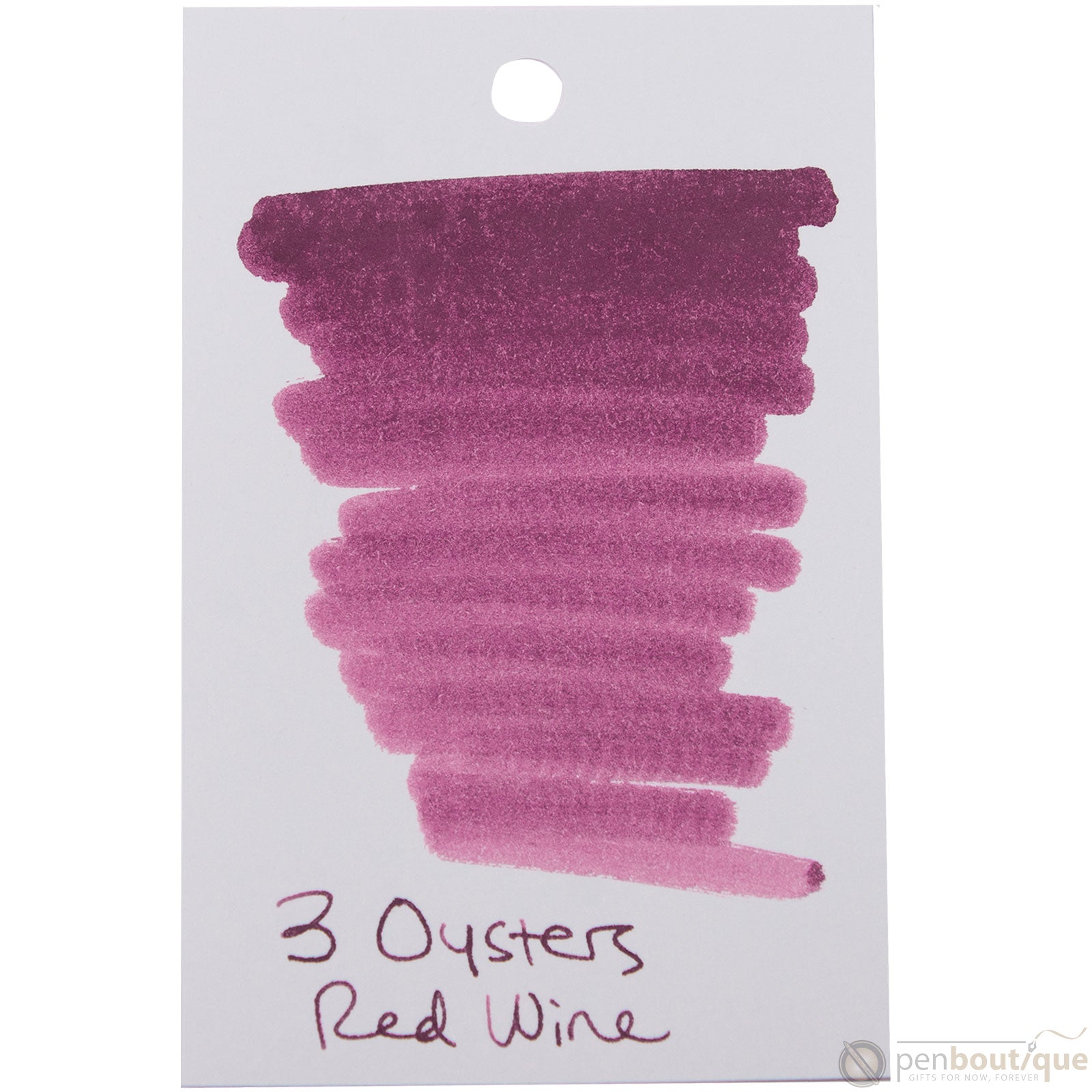 3 Oysters Ink Bottle - Delicious - Red Wine-Refill - Bottled Ink-Pen Boutique Ltd