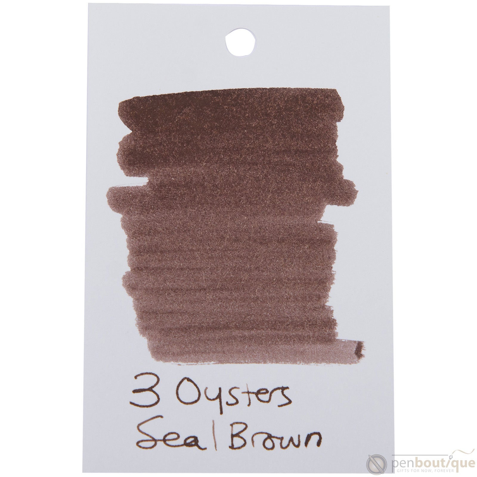 3 Oysters Ink Bottle - Delicious - Seal Brown-Refill - Bottled Ink-Pen Boutique Ltd