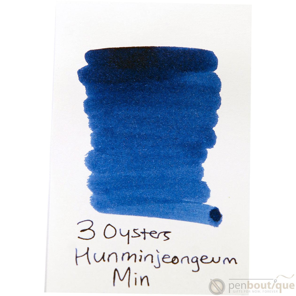 3 Oysters Ink Bottle - Hun Min Jeong Eum - Cobalt-Refill - Bottled Ink-Pen Boutique Ltd