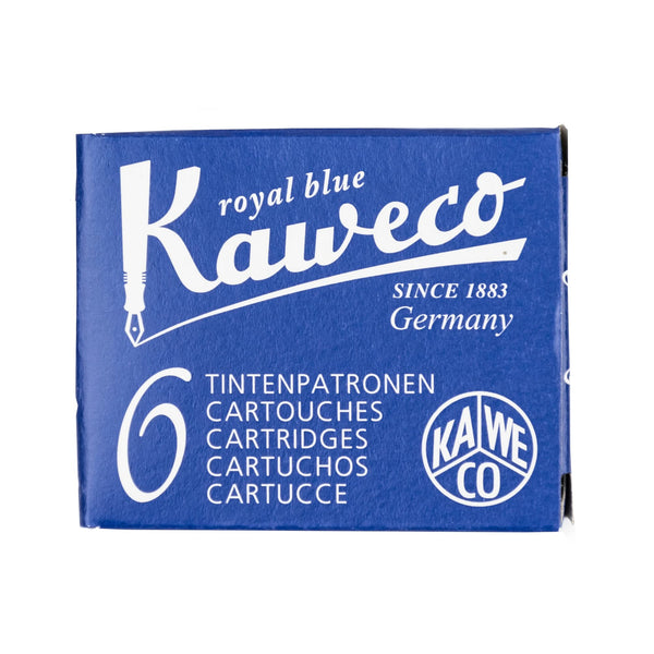 Kaweco Royal Blue Ink cartridges - 6 pieces-Pen Boutique Ltd