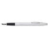 Cross Classic Century Lustrous Chrome Fountain Pen-Pen Boutique Ltd