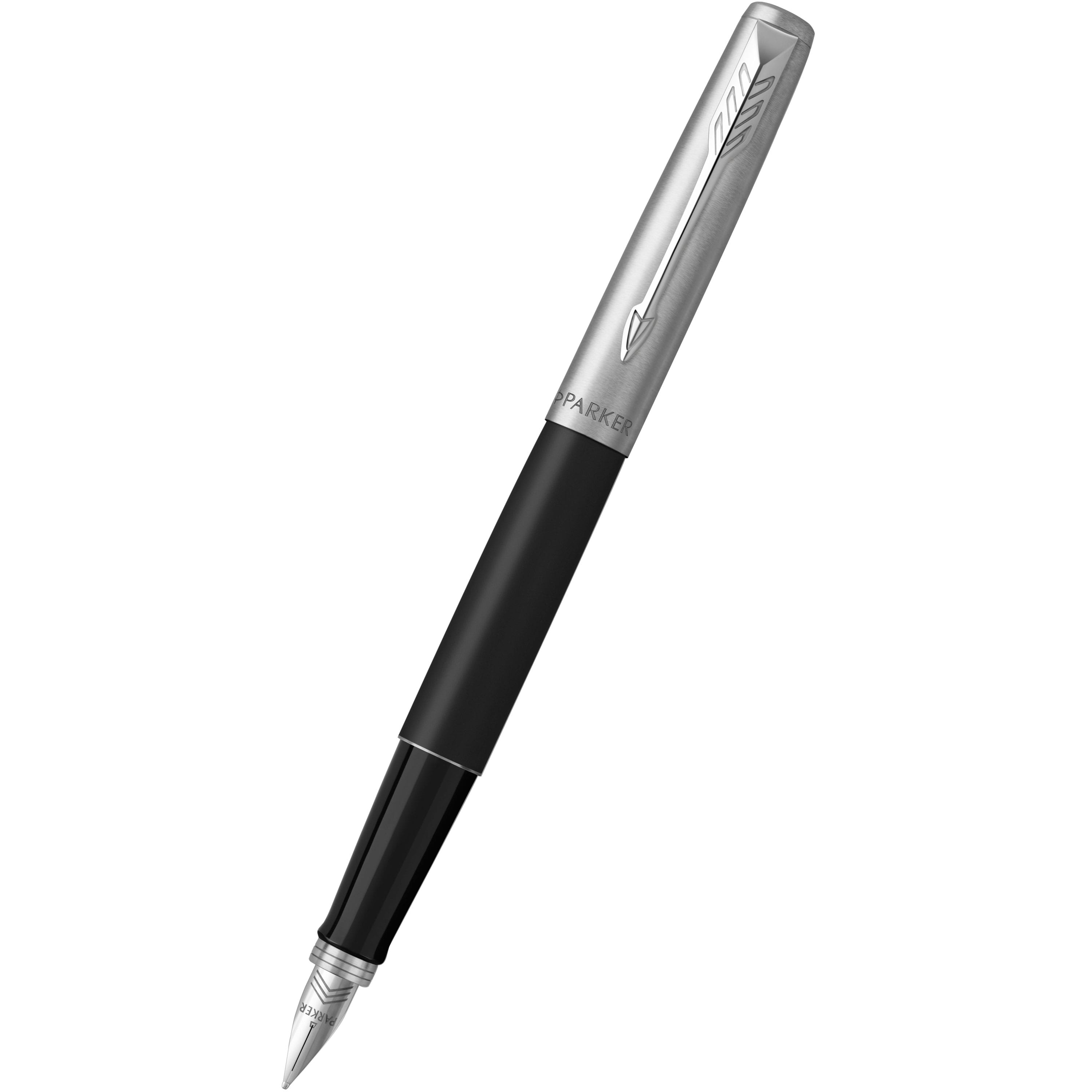Parker Jotter Fountain Pen - Chrome Trim - Bond Street Black-Pen Boutique Ltd