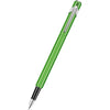 Caran D' Ache 849 Metal Yellow Green Fluorescent Fountain Pen - Medium Nib-Pen Boutique Ltd