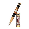 David Oscarson Alfred Bernhard Nobel Fountain Pen - Red Gold w/ Black Barrel-Pen Boutique Ltd