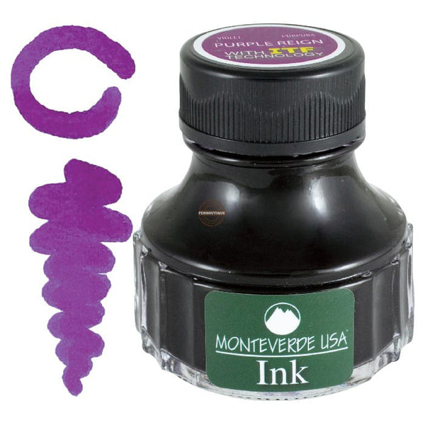 Monteverde World of Colors Purple Reign Ink Bottle 90 ml-Pen Boutique Ltd