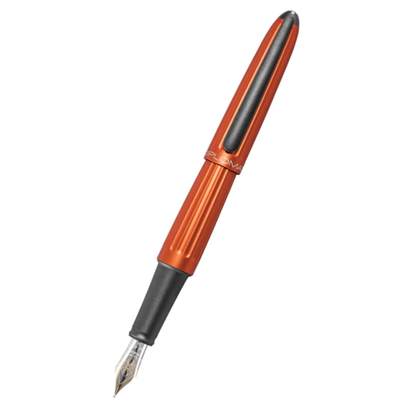Diplomat Aero 14K Fountain Pen - Orange-Pen Boutique Ltd