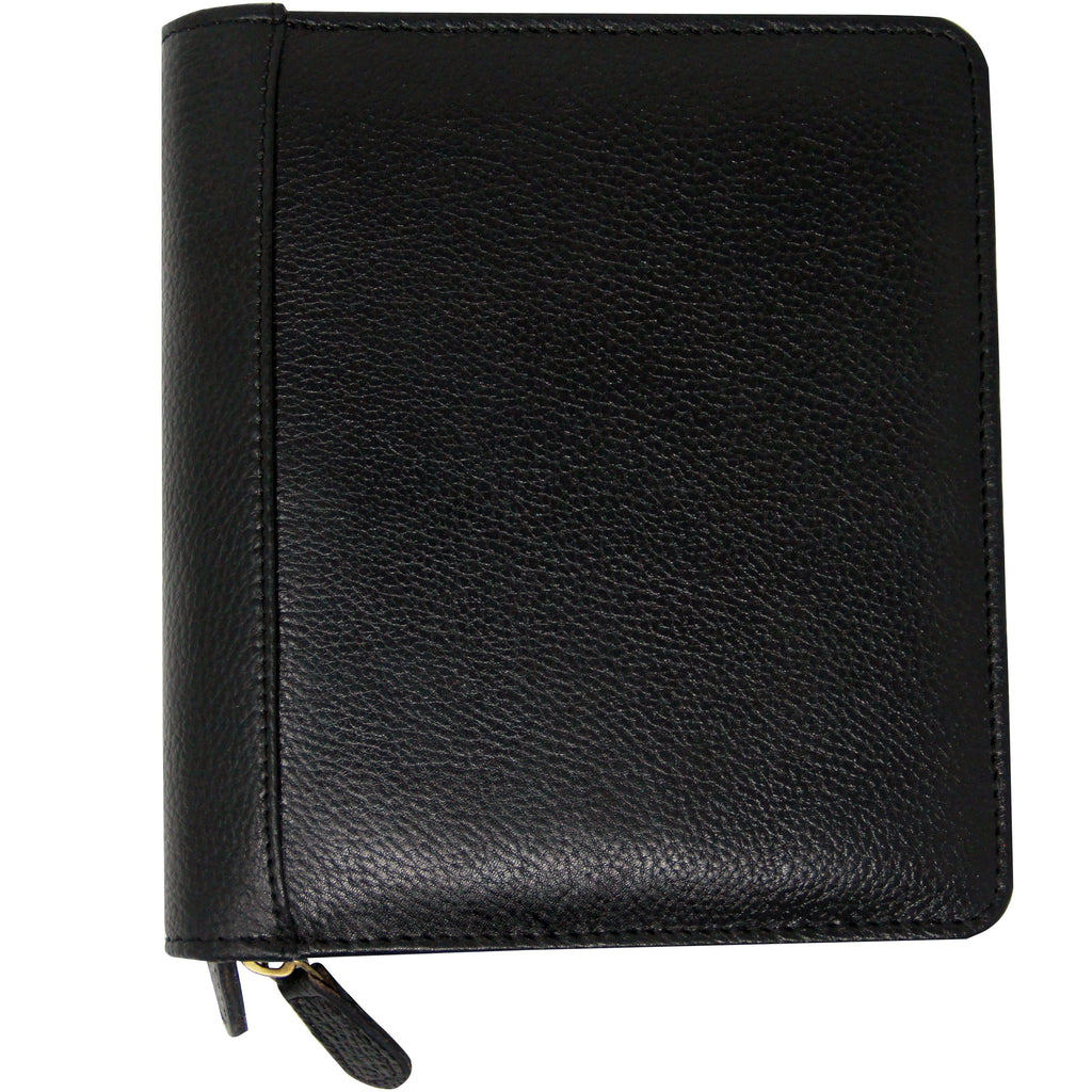Yak Leather Premium Leather 12 Pen Case Black-Pen Boutique Ltd