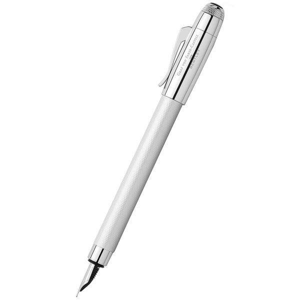 Graf von Faber-Castell Bentley Fountain Pen - White Satin-Pen Boutique Ltd