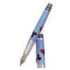 David Oscarson Les Quatre Couleurs Fountain Pen - Translucent Azure Blue-Pen Boutique Ltd