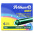 Pelikan 4001 TP6 Dark Green Std. Intl. Short Ink Cartridges-Pen Boutique Ltd