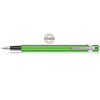 Caran D' Ache 849 Metal Yellow Green Fluorescent Fountain Pen - Medium Nib-Pen Boutique Ltd