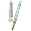 David Oscarson Seaside Fountain Pen - Limited Edition - Aquamarine/White-Pen Boutique Ltd