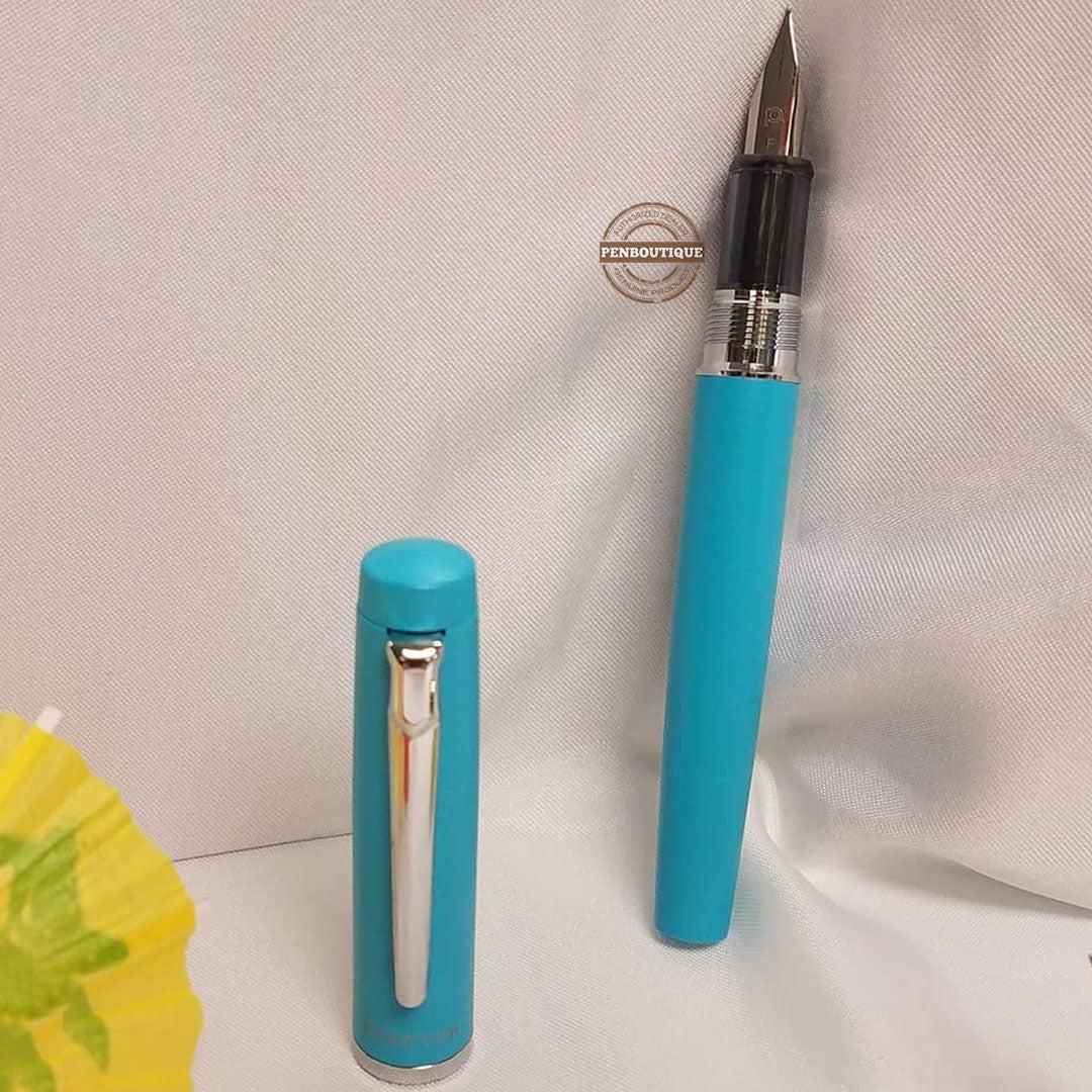 Platinum Procyon Fountain Pen - Turquoise Blue-Pen Boutique Ltd