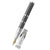 David Oscarson Rosetta Stone Fountain Pen - Translucent Grey and Opaque Black and Red Hard Enamel-Pen Boutique Ltd