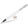 Caran D' Ache 849 Metal White Fountain Pen - Medium Nib-Pen Boutique Ltd