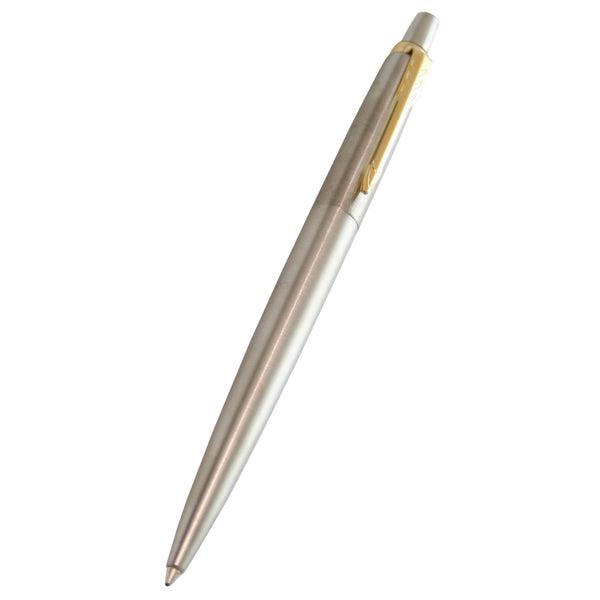 Parker Jotter Stainless Steel with Gold Trim Ballpoint Pen-Pen Boutique Ltd