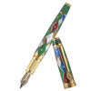David Oscarson Harlequin Fountain Pen - Emerald Green-Pen Boutique Ltd