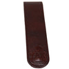 Yak Leather Premium Leather One Pen Pouch with Flap Brown-Pen Boutique Ltd
