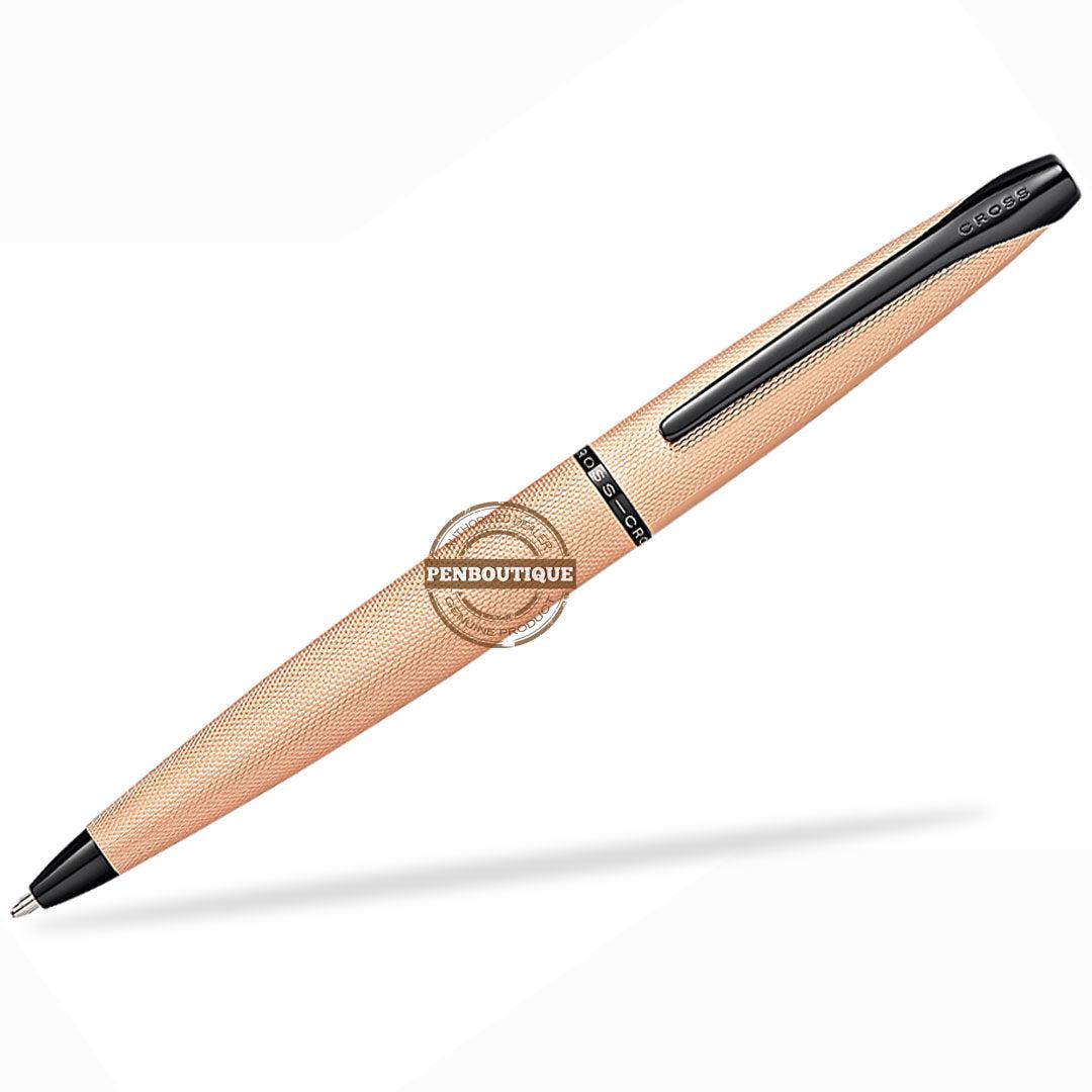 Cross ATX Brushed Rose Gold PVD Ballpoint Pen-Pen Boutique Ltd
