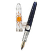 David Oscarson Celestial Fountain Pen - Limited Edition - White Blazing Saffron-Pen Boutique Ltd