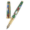 David Oscarson Harlequin Fountain Pen - Emerald Green-Pen Boutique Ltd