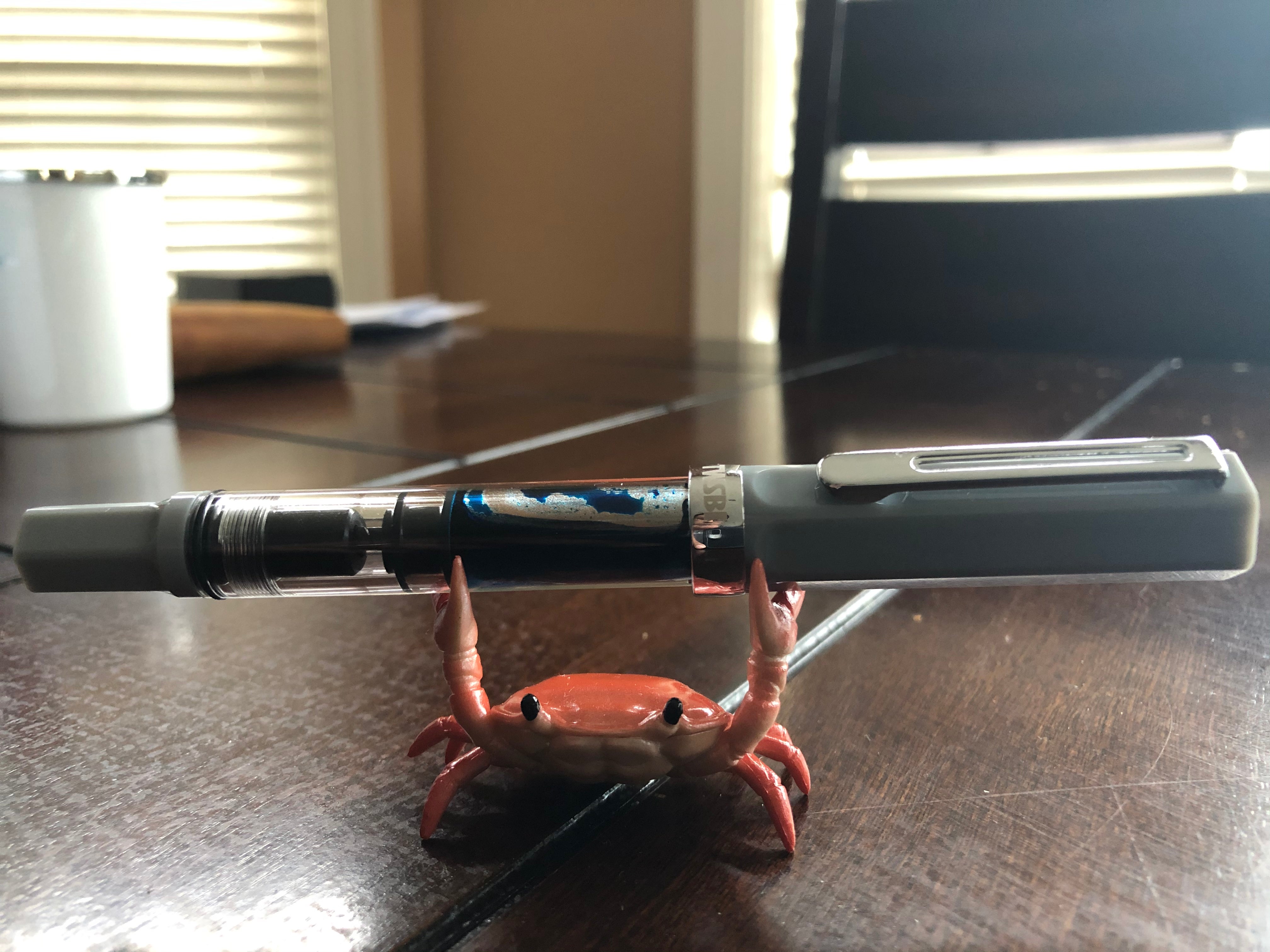 Pen Boutique Crab Pen Holder - Red-Pen Boutique Ltd