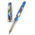 David Oscarson Harlequin Fountain Pen - Sapphire Blue-Pen Boutique Ltd