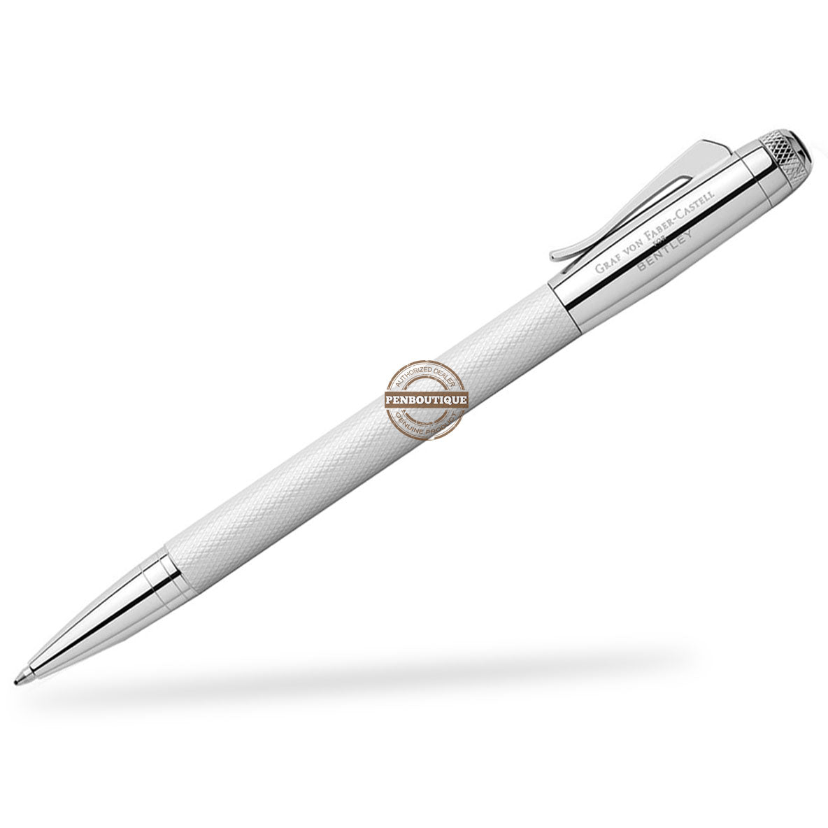Graf von Faber-Castell Bentley Ballpoint Pen - White Satin-Pen Boutique Ltd