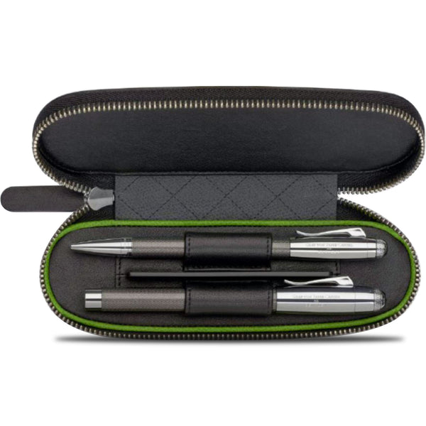 Graf von Faber-Castell Bentley Leather Case - 2 Pens-Pen Boutique Ltd