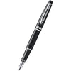 Waterman Expert Black Chrome Trim Fountain Pen Fine-Pen Boutique Ltd