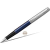 Parker Jotter Fountain Pen - Chrome Trim - Royal Blue-Pen Boutique Ltd