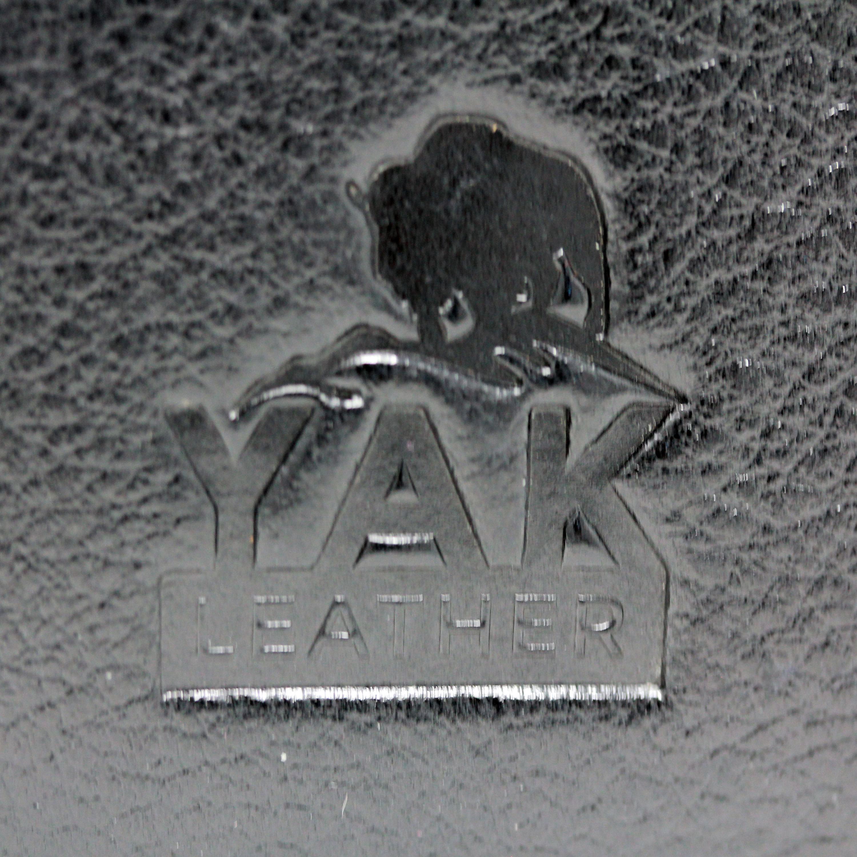 Yak Leather Premium Leather 12 Pen Case Black-Pen Boutique Ltd