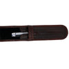 Yak Leather Premium Leather One Pen Pouch with Flap Brown-Pen Boutique Ltd