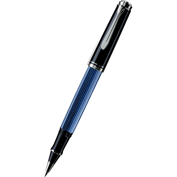 Pelikan Souveran R405 Black/Blue Rollerball Pen-Pen Boutique Ltd