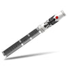 David Oscarson Rosetta Stone Rollerball Pen - Translucent Grey and Opaque Black and Red Hard Enamel-Pen Boutique Ltd