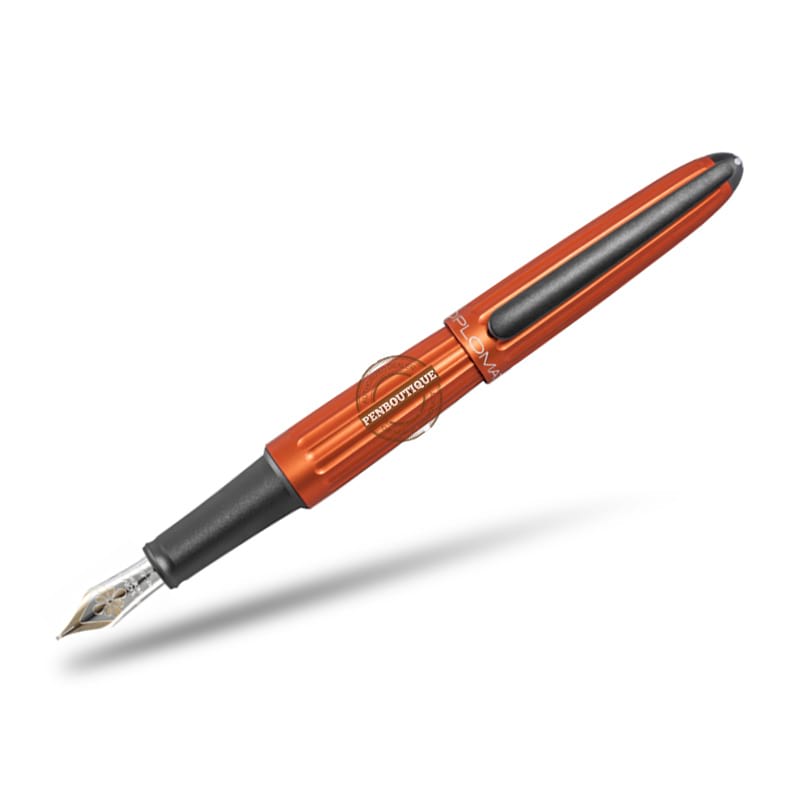 Diplomat Aero 14K Fountain Pen - Orange-Pen Boutique Ltd