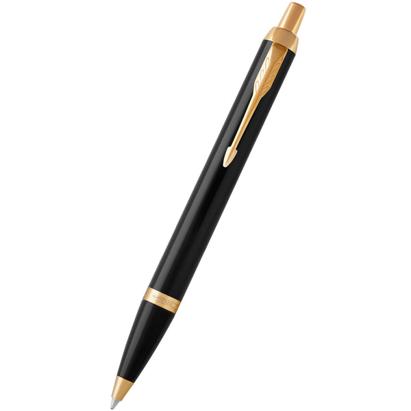 Parker IM Black Gold Trim Ballpoint Pen-Pen Boutique Ltd