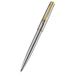 Diplomat Traveller Mechanical Pencil - Stainless Steel Gold - 0.5 mm-Pen Boutique Ltd