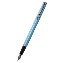 Diplomat Traveller Fountain Pen - Lumi Light Blue - Medium-Pen Boutique Ltd