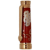 David Oscarson Carl Linnaeus Rollerball Pen - Ruby Red with Multi-Colored Hard Enamel and Gold Vermeil-Pen Boutique Ltd