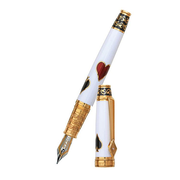 David Oscarson Les Quatre Couleurs Fountain Pen - Opaque White-Pen Boutique Ltd