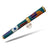 David Oscarson 15th Anniversary/American Art Deco Fountain Pen - Translucent Teal with Multi-colored & Gold Vermeil-Pen Boutique Ltd