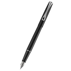 Diplomat Traveller Fountain Pen - Black Lacquer-Pen Boutique Ltd