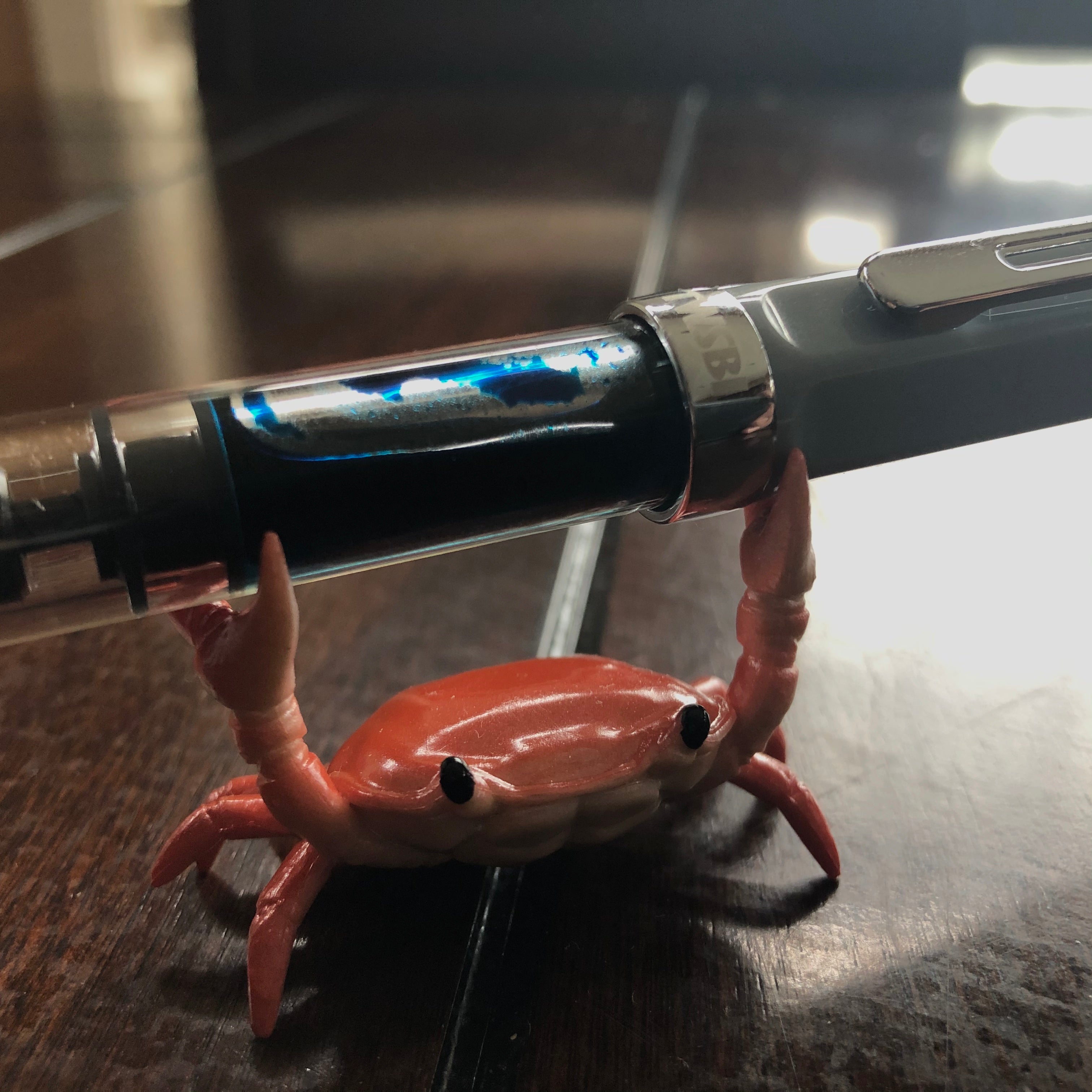 Pen Boutique Crab Pen Holder - Red-Pen Boutique Ltd