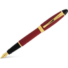 Aurora Ipsilon Fountain Pen - Satin Burgundy - Gold Trim-Pen Boutique Ltd