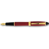 Aurora Ipsilon Fountain Pen - Satin Burgundy - Gold Trim-Pen Boutique Ltd