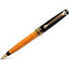 Aurora Optima O' Sole Mio Ballpoint Pen - Marbled Orange - Black Trim-Pen Boutique Ltd