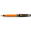 Aurora Optima O' Sole Mio Ballpoint Pen - Marbled Orange - Black Trim-Pen Boutique Ltd